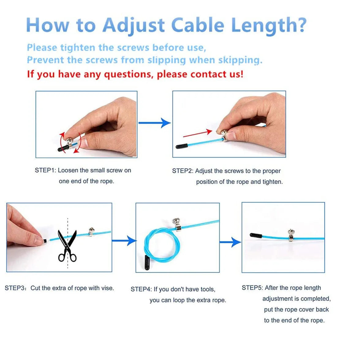 Speed Jump Rope (Adjustable)