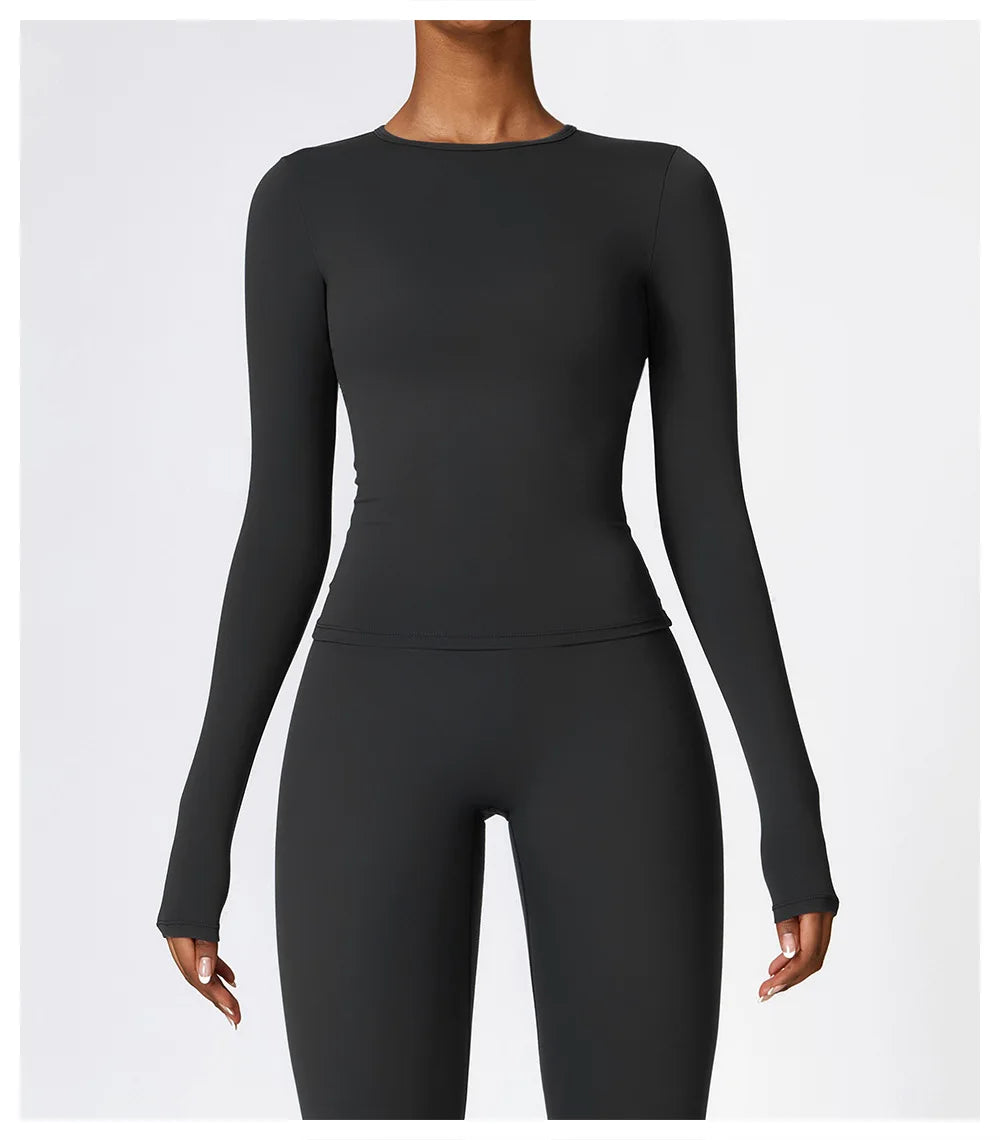 Women's Long-Sleeve Yoga Top