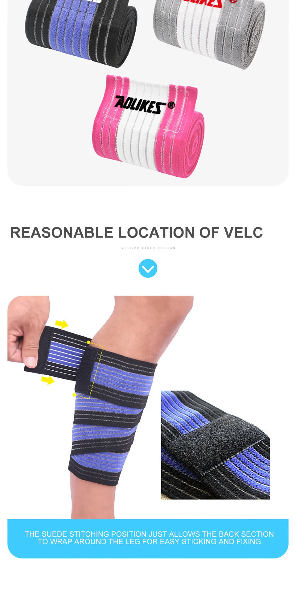 Elastic Knee / Elbow Wraps