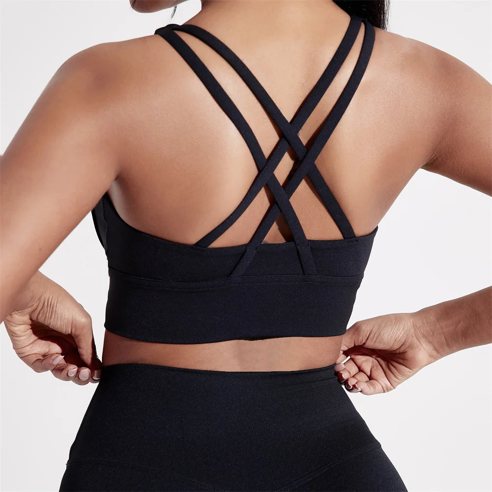 Women's Cross-Back Sports Bra