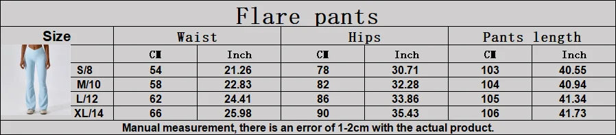 Women's Flare Leggings (High-Waist)