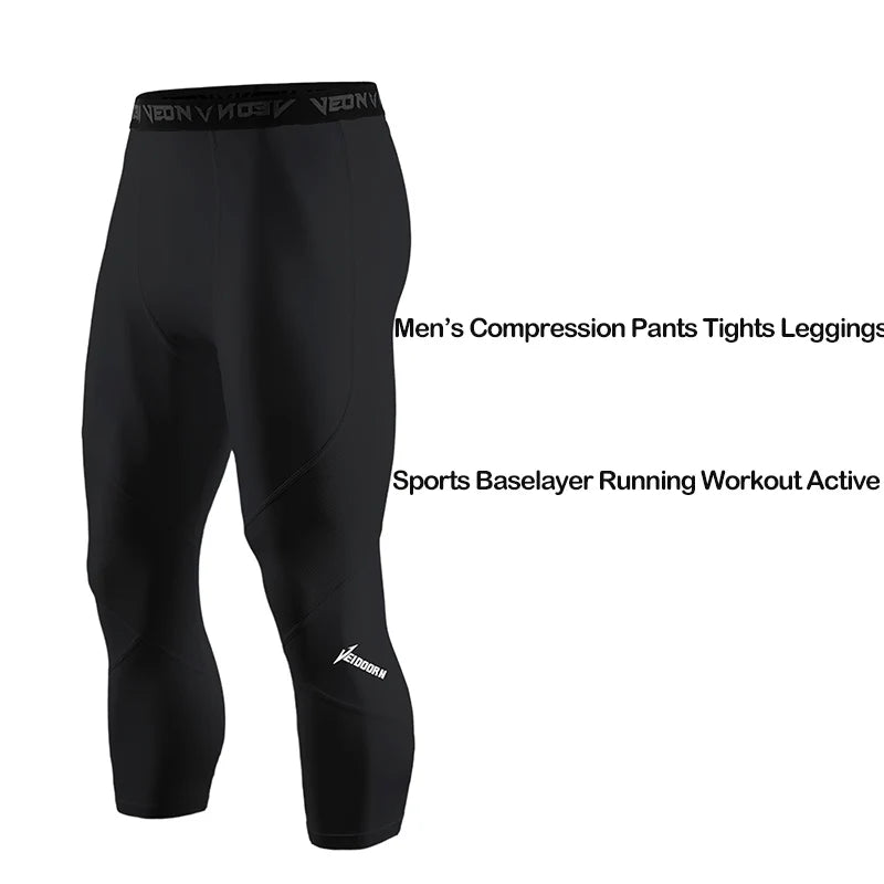 Men's 3/4 Compression Tights