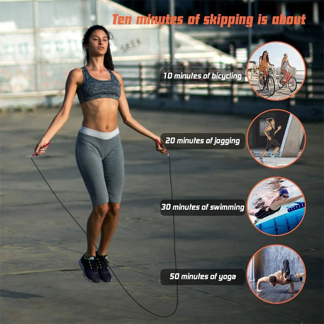 Speed Jump Rope (Adjustable)