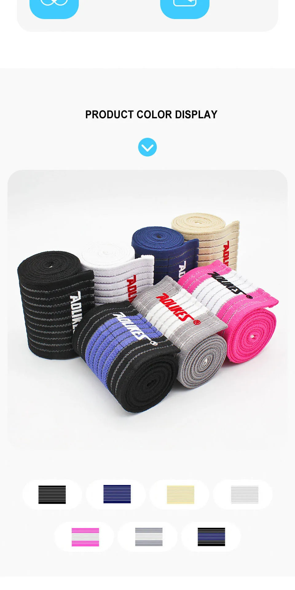 Elastic Knee / Elbow Wraps