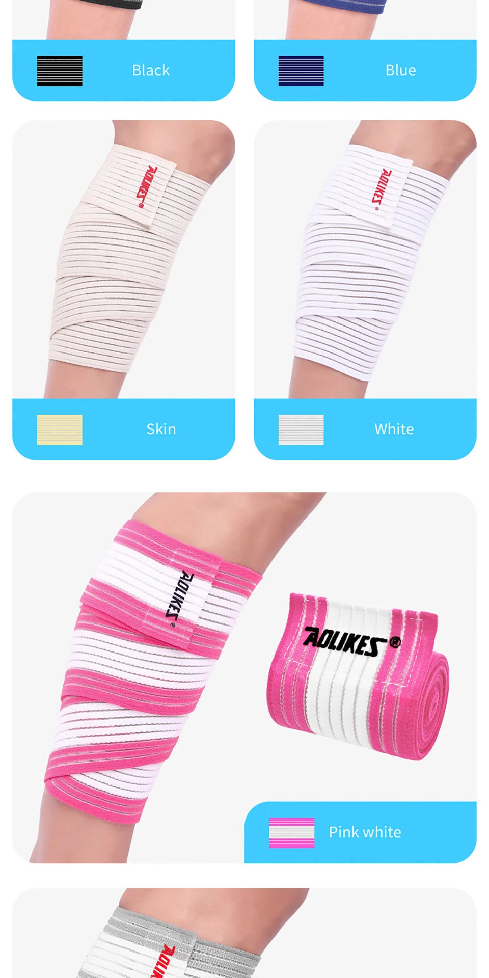 Elastic Knee / Elbow Wraps
