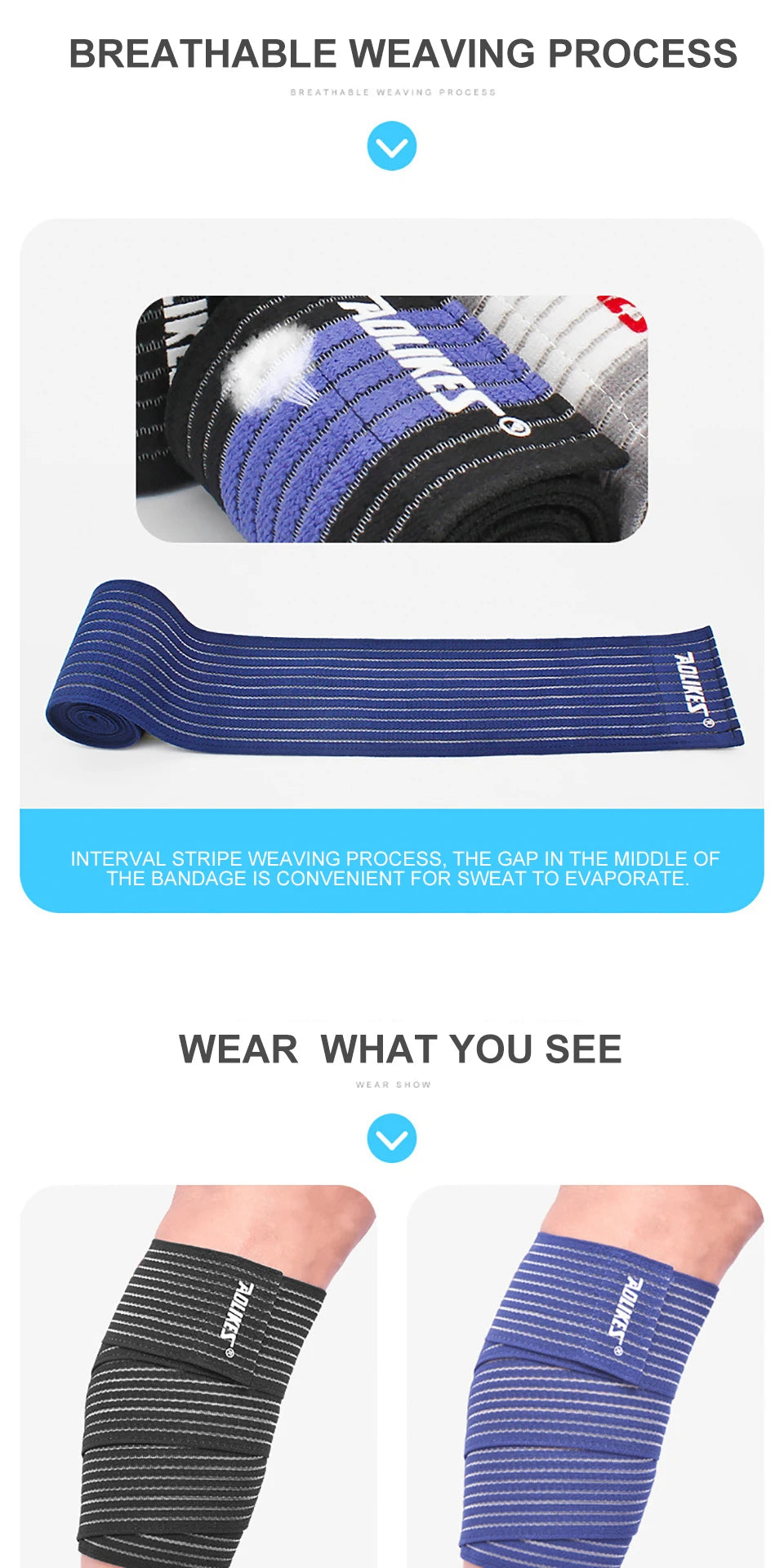 Elastic Knee / Elbow Wraps