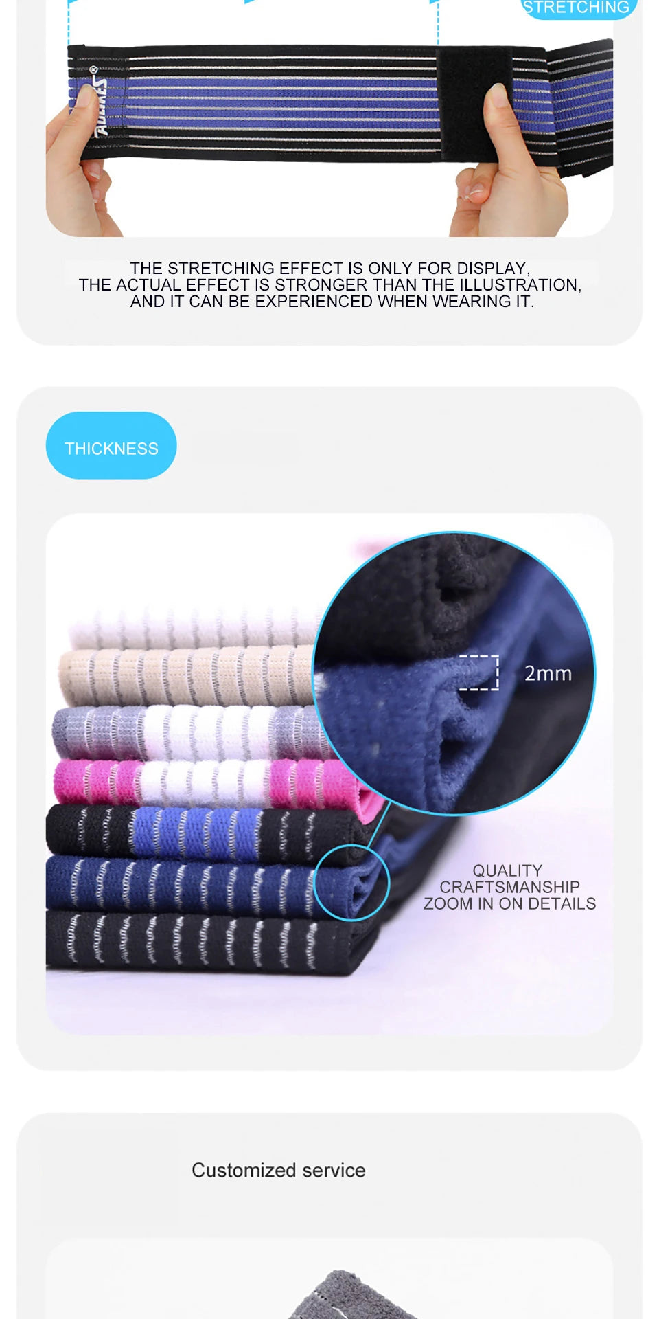 Elastic Knee / Elbow Wraps