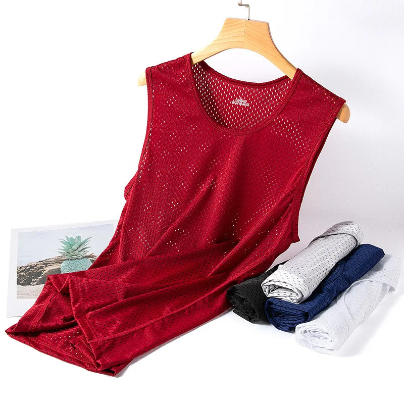 Men's Mesh Stringer Tank Top