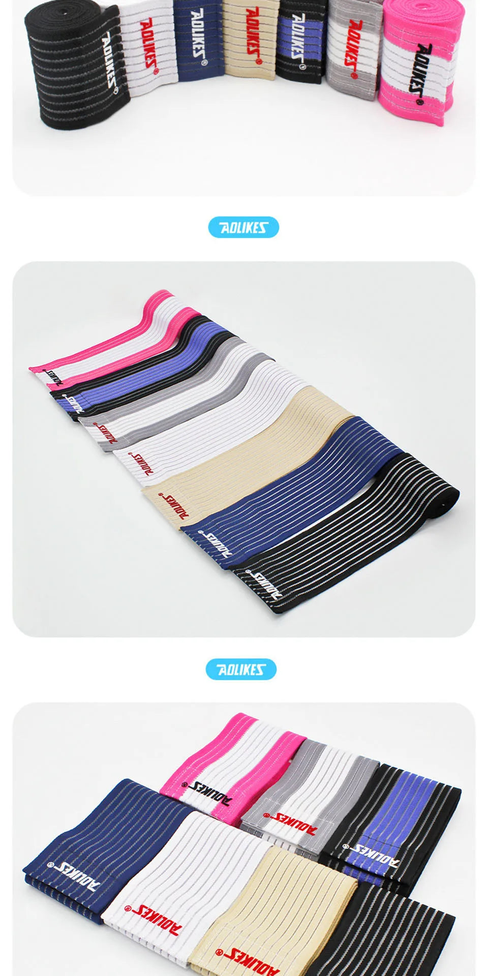 Elastic Knee / Elbow Wraps