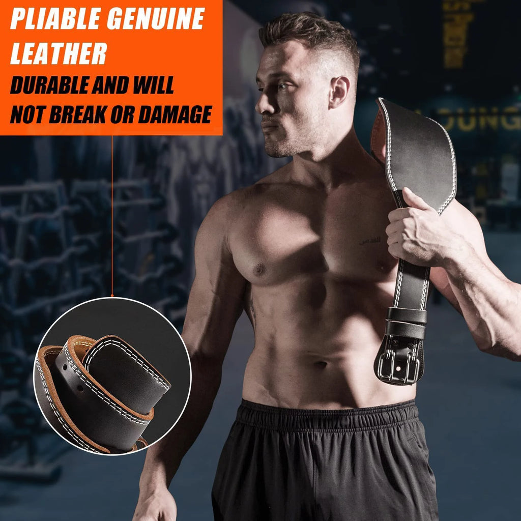 Leather Weightlifting Belt