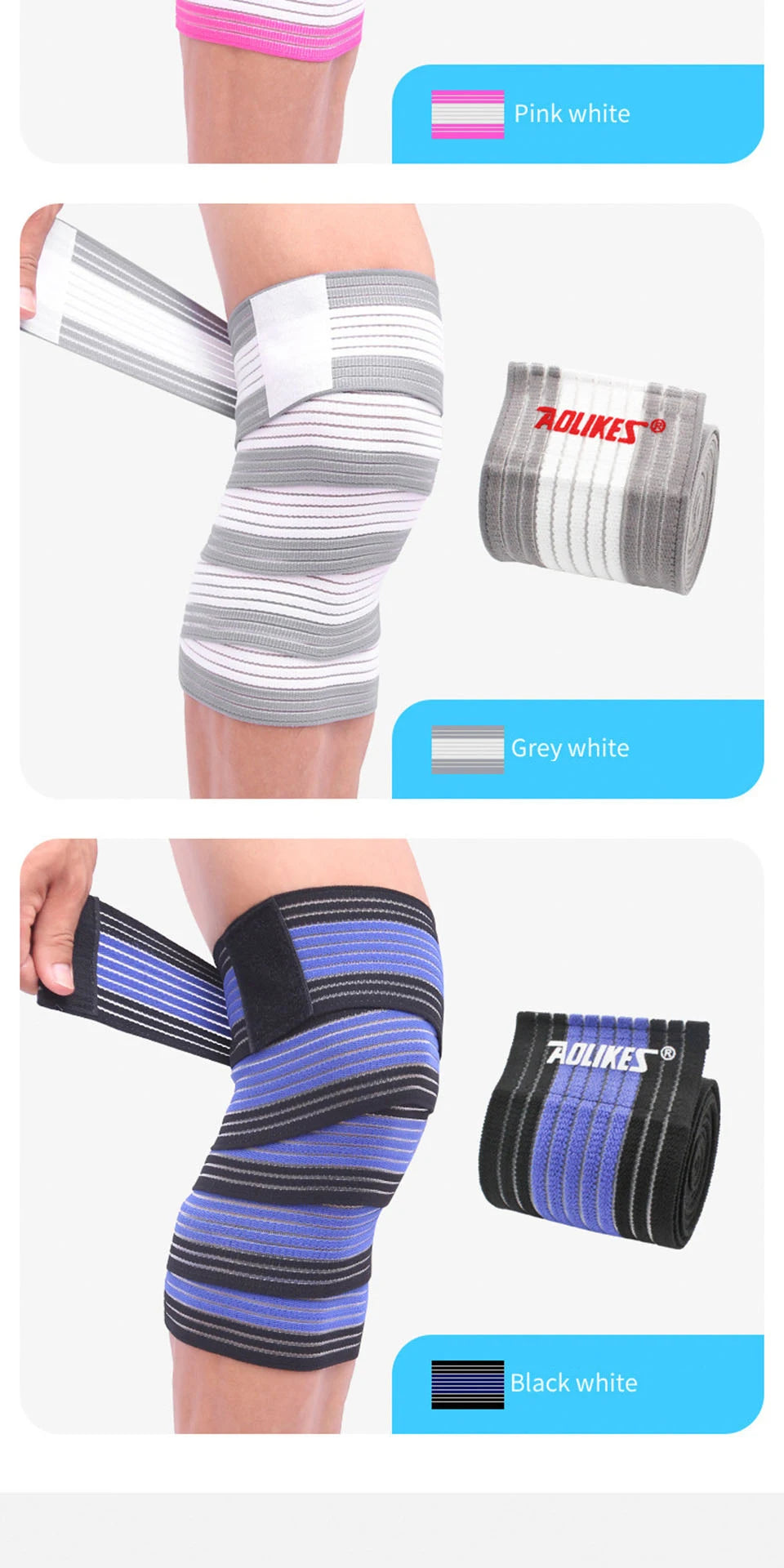 Elastic Knee / Elbow Wraps