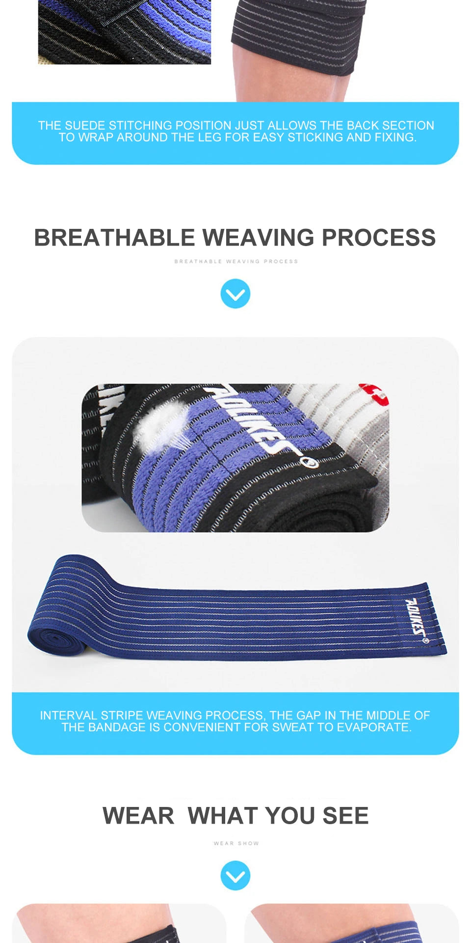 Elastic Knee / Elbow Wraps