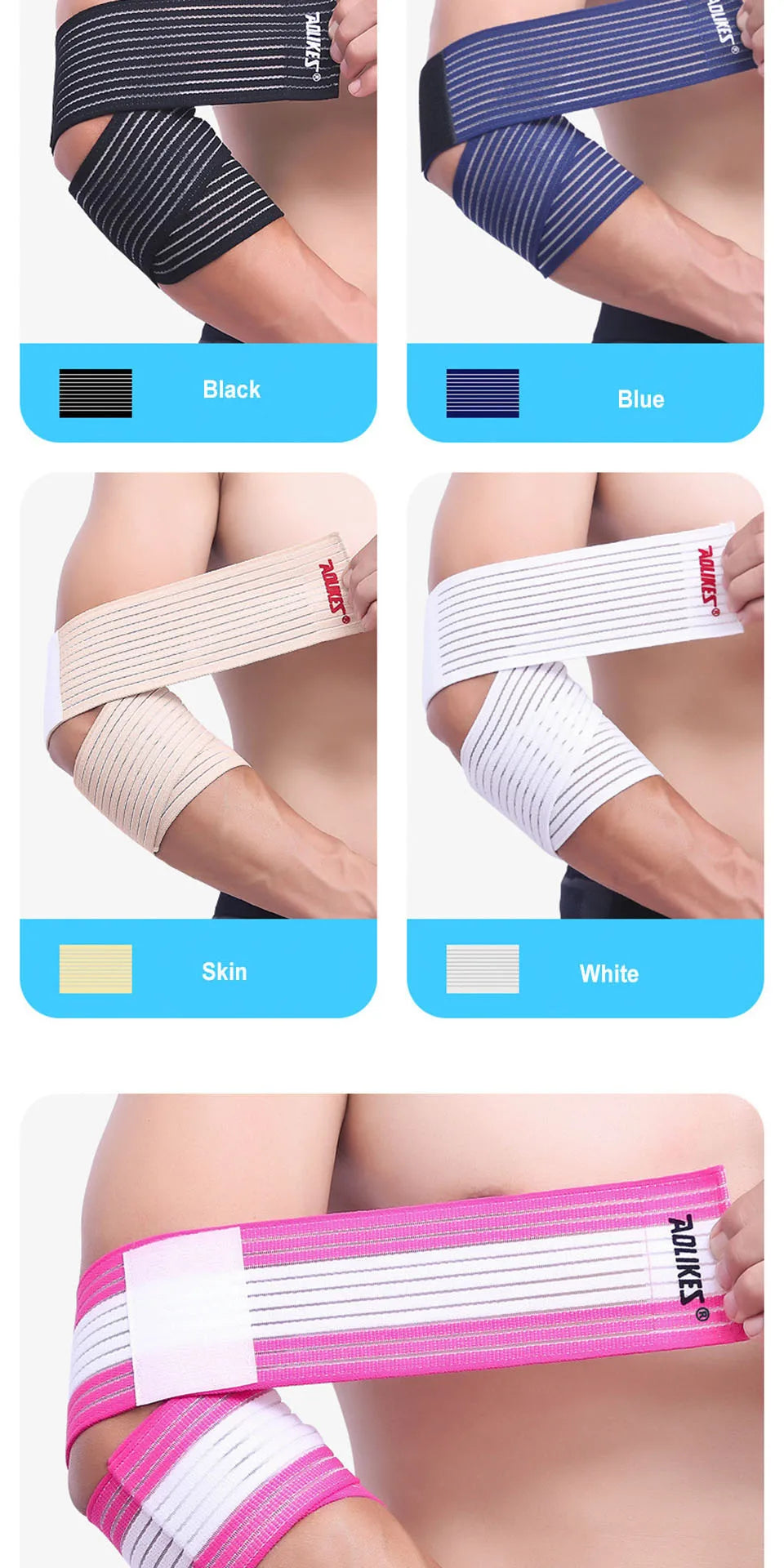 Elastic Knee / Elbow Wraps