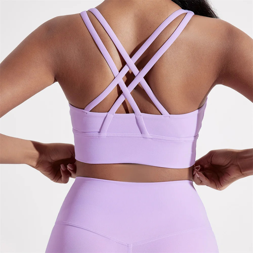 Women's Cross-Back Sports Bra