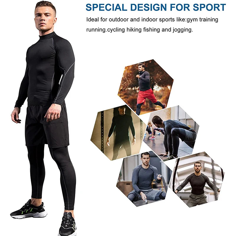 Men's Long-Sleeve Compression Top