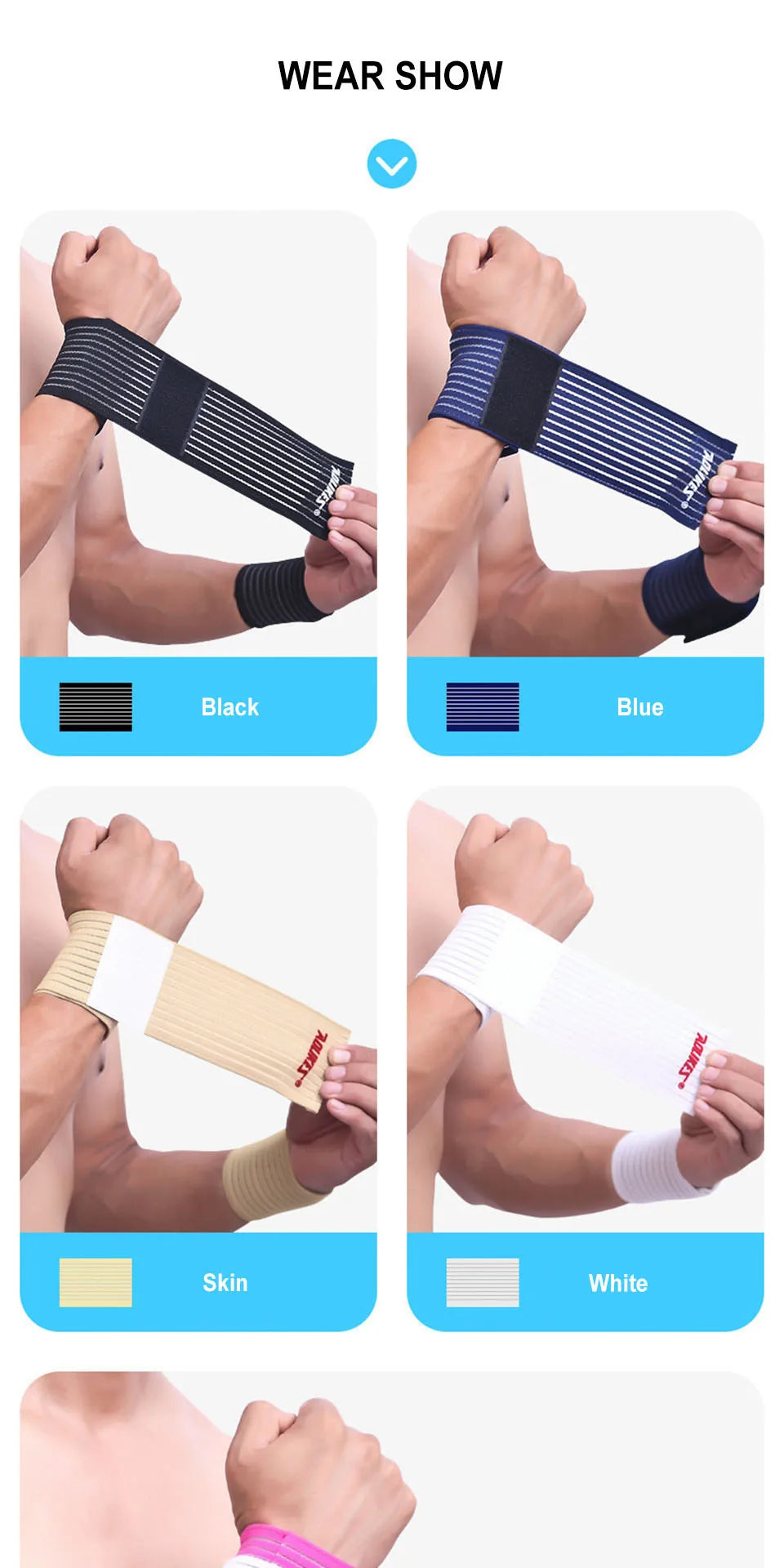 Elastic Knee / Elbow Wraps