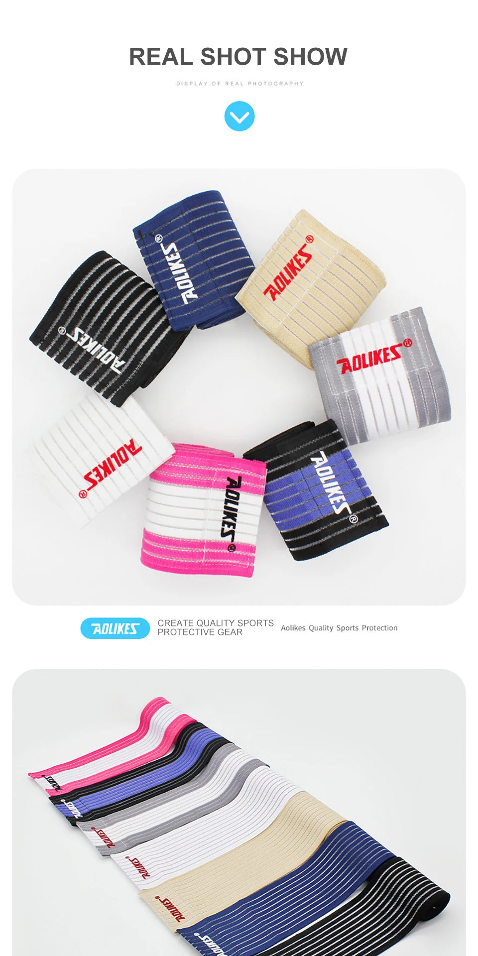 Elastic Knee / Elbow Wraps