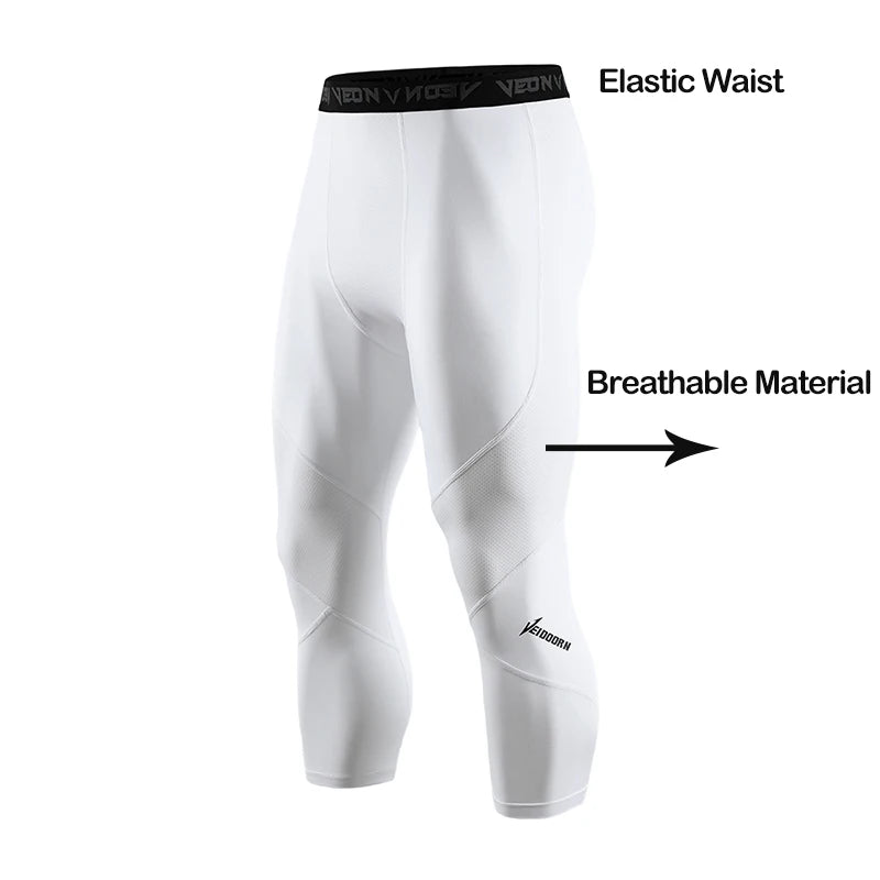 Men's 3/4 Compression Tights