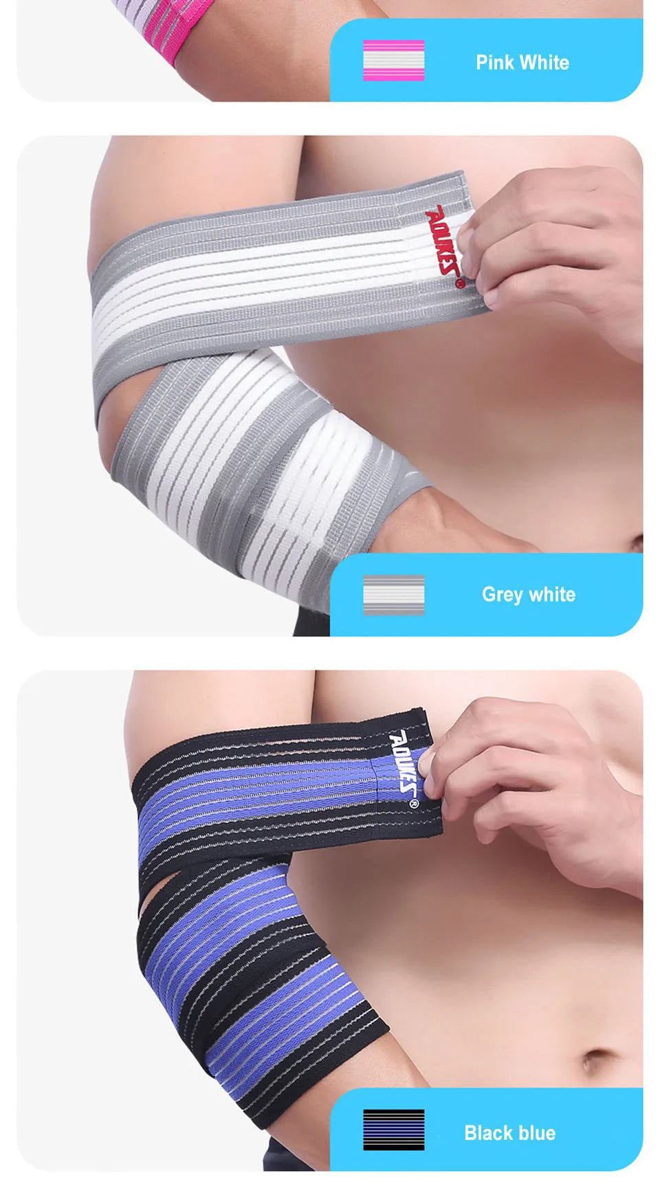 Elastic Knee / Elbow Wraps