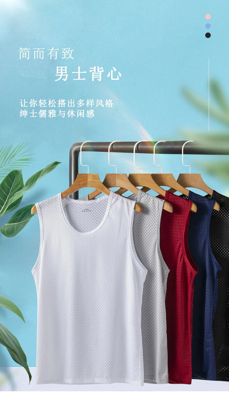 Men's Mesh Stringer Tank Top