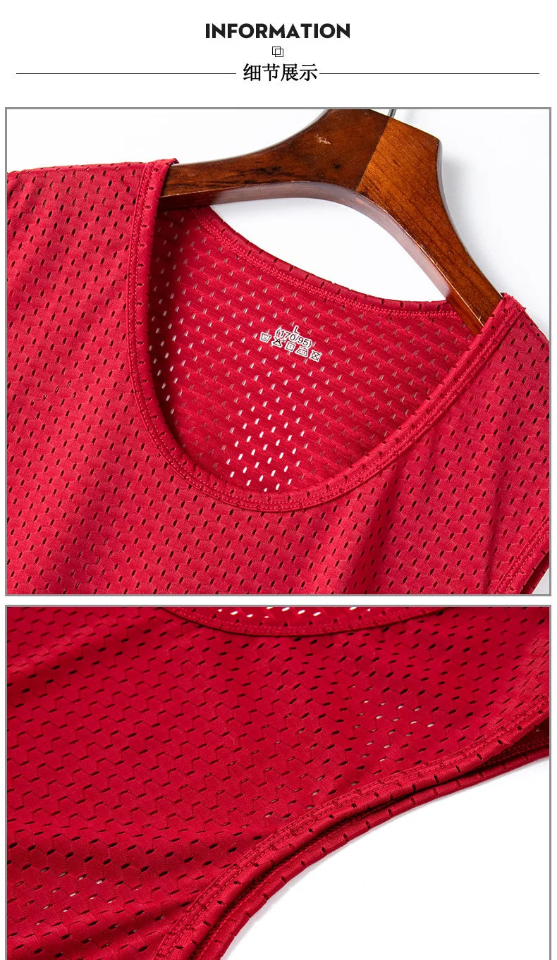 Men's Mesh Stringer Tank Top