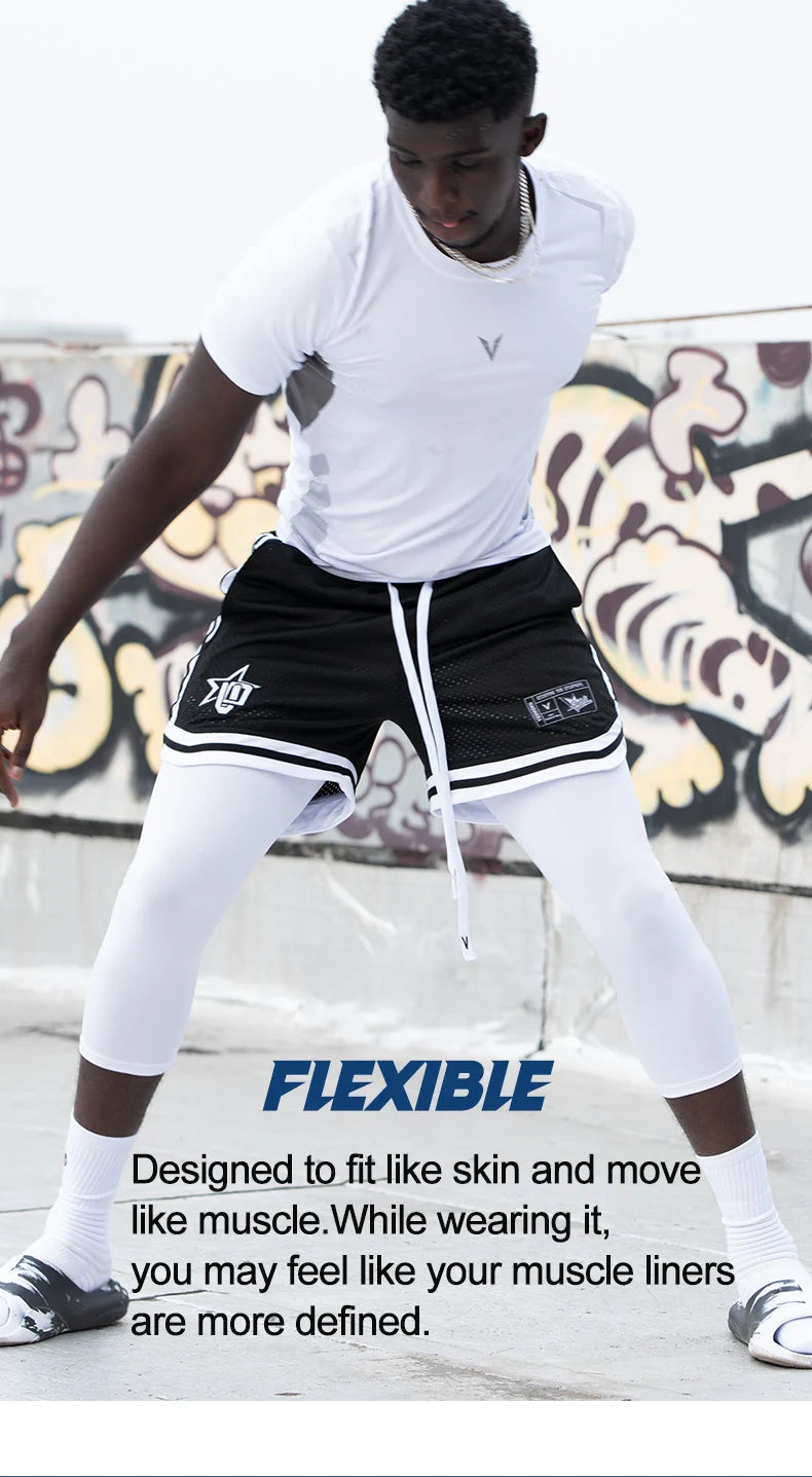 Men's 3/4 Compression Tights