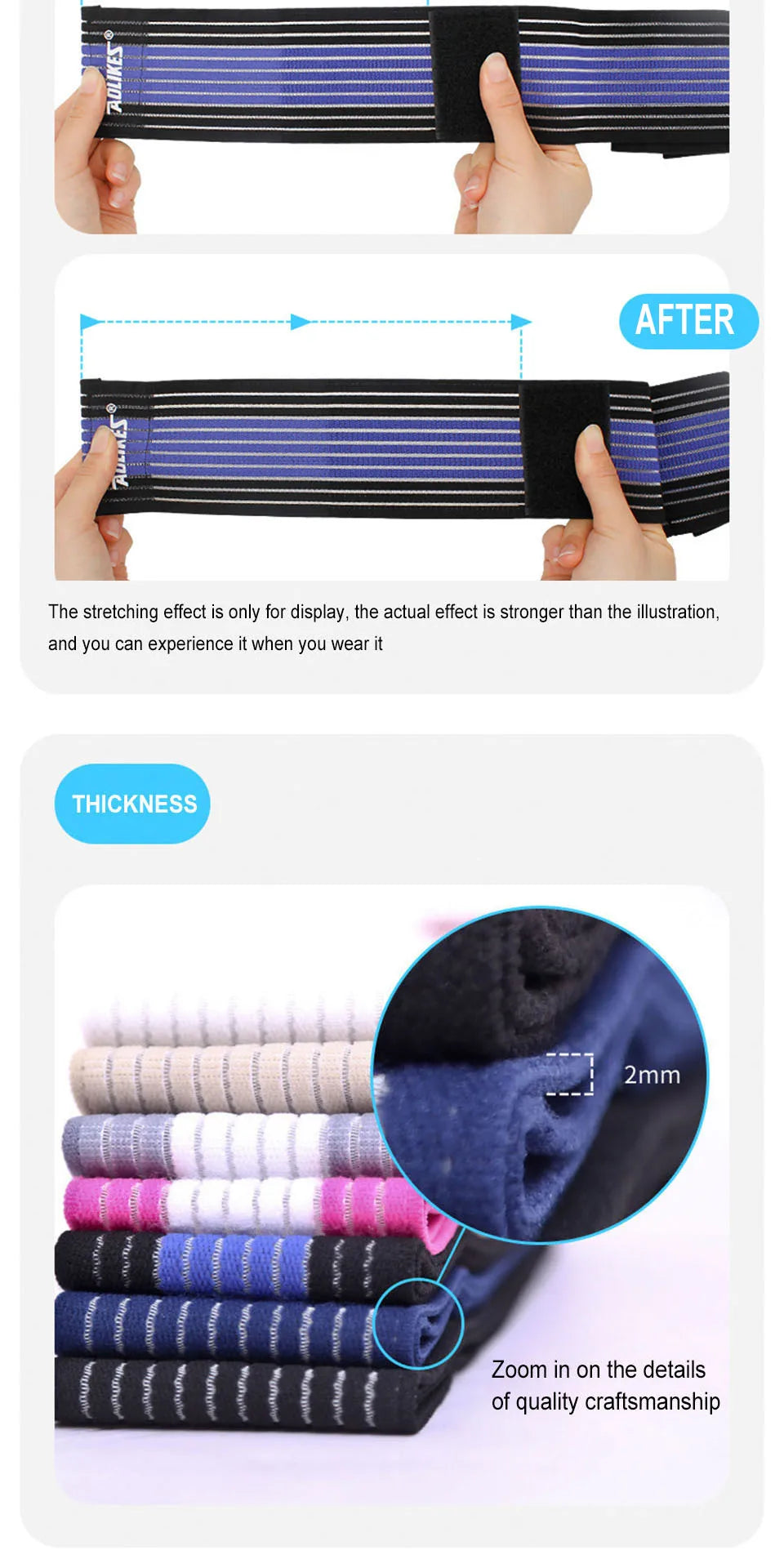 Elastic Knee / Elbow Wraps